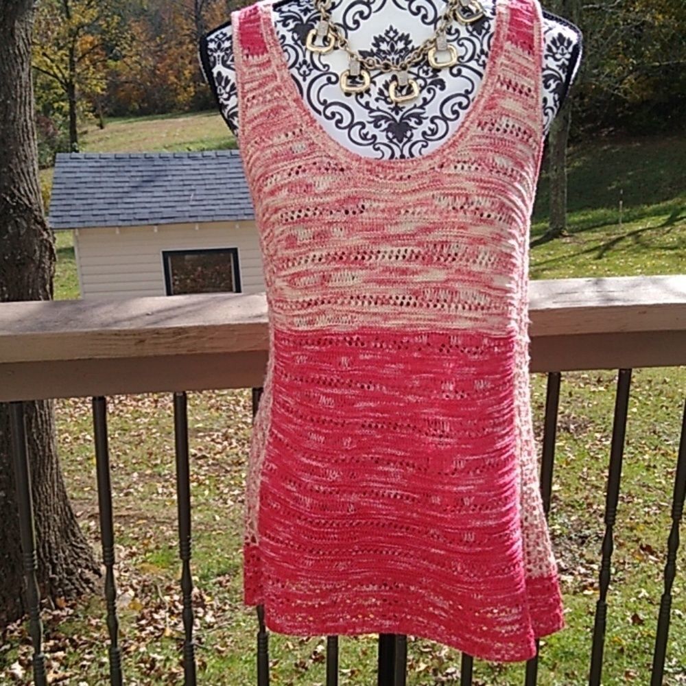8 for $20 Inc long knitted tank top